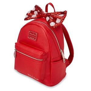 2020 Disney Parks Minnie Mouse Autograph Backpack by Loungefly NWOT Sold Out!